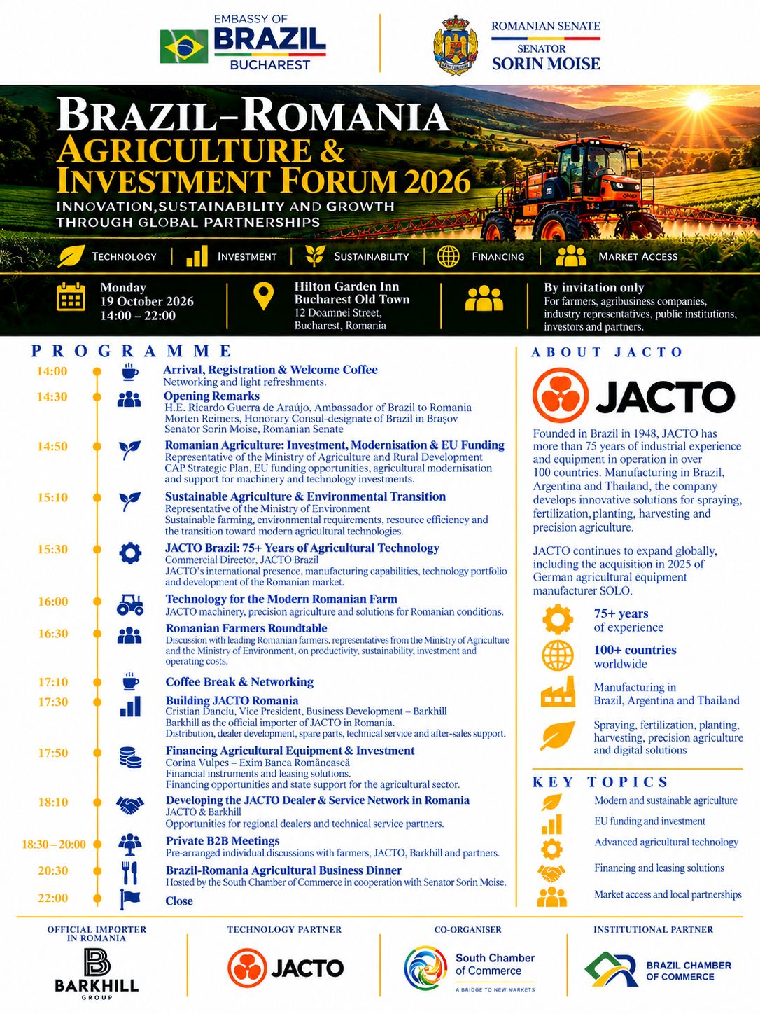 Official forum programme
